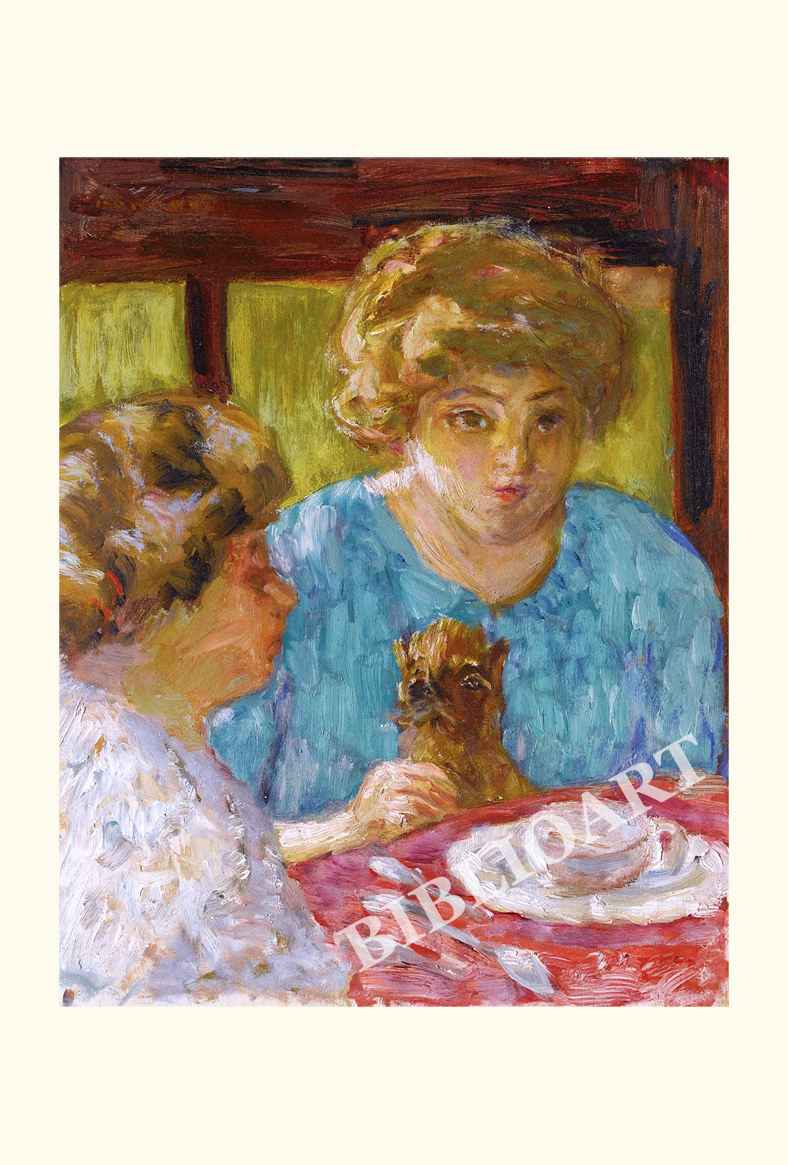 {i[-Two Women with a Cat at the Table