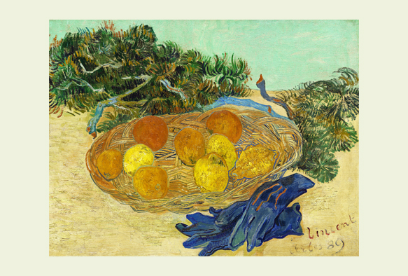 ruI|-Sbz-Still Life of Oranges and Lemons with Blue Gloves