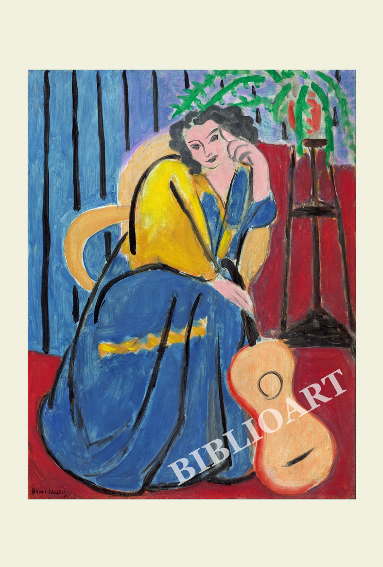 ruI|-Girl in Yellow and Blue with Guitar