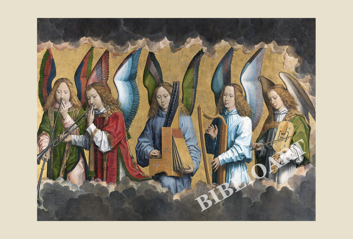 N-Christ with singing and music-making Angels