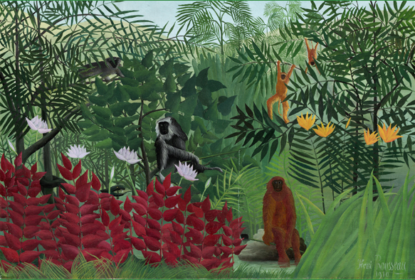 ruI|-\[-Tropical Forest with Monkeys
