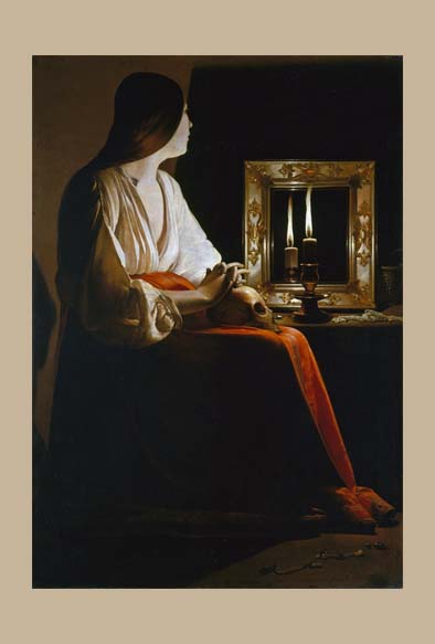 ラ・トゥール-The Penitent Magdalen