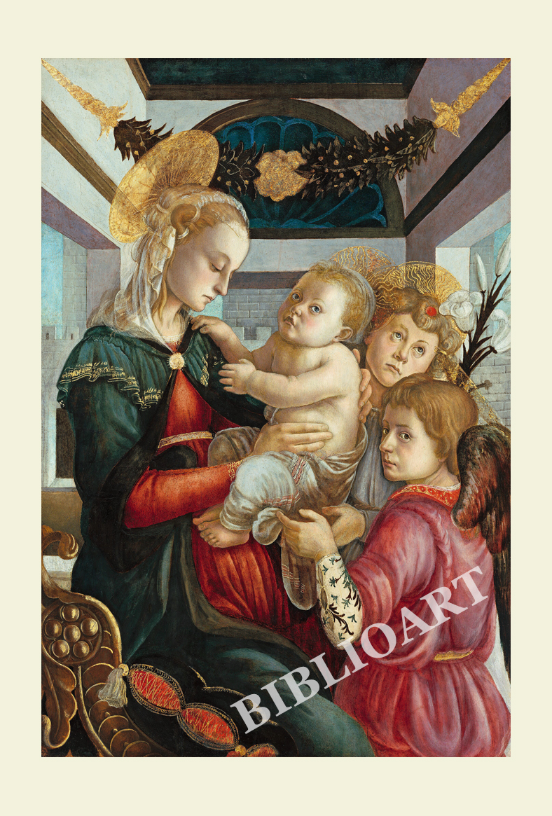 ruI|-{beB`F-Madonna and Child with Angels