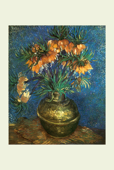 ビブリオポリ-ゴッホ-銅の花瓶のアミガサユリ