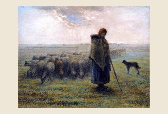 ビブリオポリ-ミレー-羊飼いとその群れ