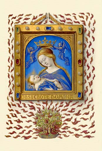 ビブリオポリ-精密画-聖母子