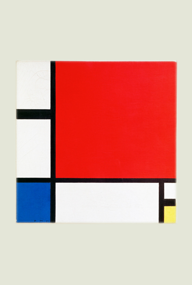 hA-Composition with Red, Blue, andYellow