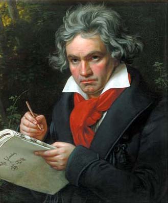 音楽アート-ベートーヴェン肖像画