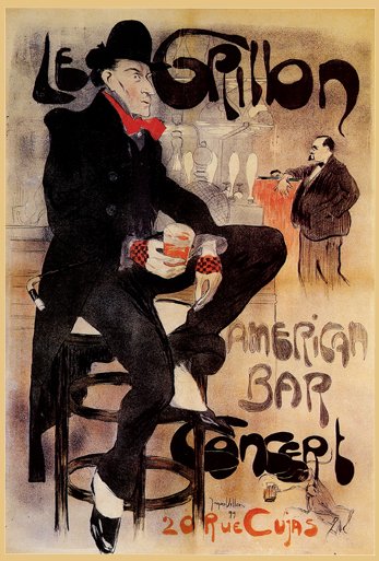 ビブリオポリ-クラシックポスター-Le Grillon - American Bar Concept