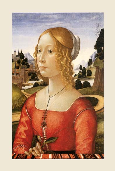 ビブリオポリ-ギルランダイオ-女性の肖像画