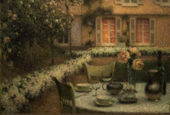 ビブリオポリ-アンリ・ル・シダネル-The Table in the White Garden