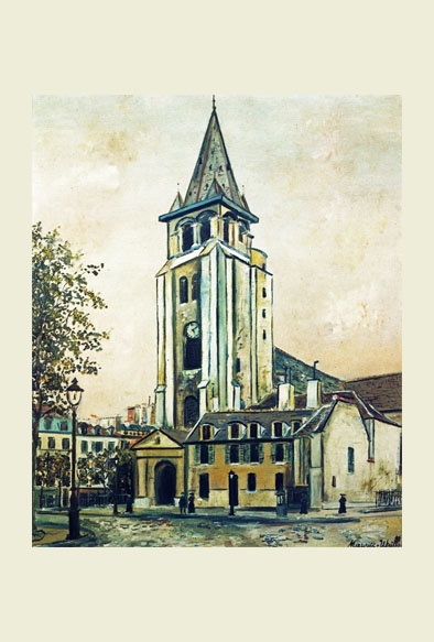 ビブリオポリ-ユトリロ-St. Germain Church