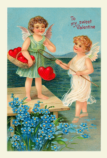 バレンタインカード-天使