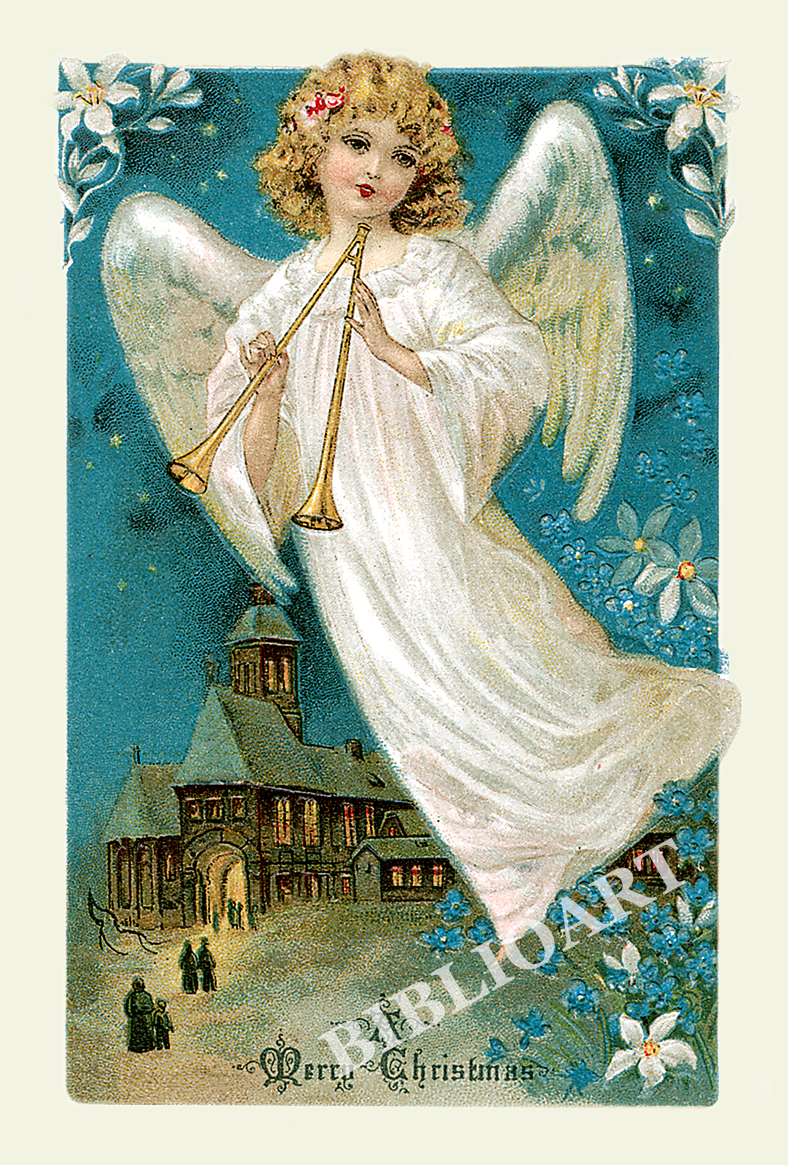 ビブリオポリ-クリスマスカード-天使